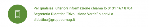 Per maggiori informazioni Telefono 01311678704